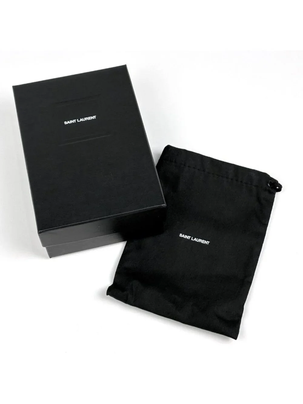 Saint Laurent Monogram Compact Zip Around Wallet Bifold Leather Black - Picture 8 of 8